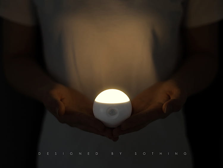 Induction night light corridor bathroom bedroom intelligent human body bedside lamp