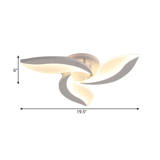 DecorBites™ DecorBites™ Contemporary Acrylic Flower Flush Mount Light: LED Ceiling Lighting Fixture with 3/5/9 Lights in Warm/White/Natural Light