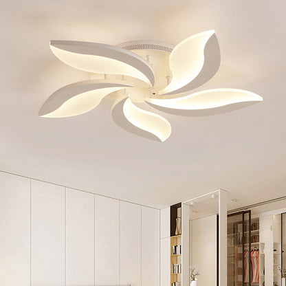 DecorBites™ DecorBites™ Contemporary Acrylic Flower Flush Mount Light: LED Ceiling Lighting Fixture with 3/5/9 Lights in Warm/White/Natural Light