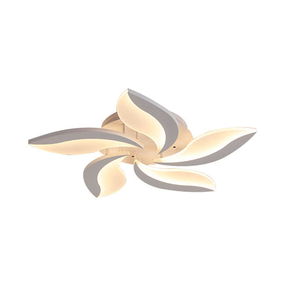 DecorBites™ DecorBites™ Contemporary Acrylic Flower Flush Mount Light: LED Ceiling Lighting Fixture with 3/5/9 Lights in Warm/White/Natural Light