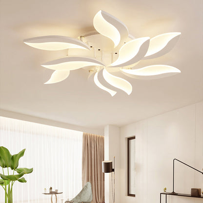 DecorBites™ DecorBites™ Contemporary Acrylic Flower Flush Mount Light: LED Ceiling Lighting Fixture with 3/5/9 Lights in Warm/White/Natural Light