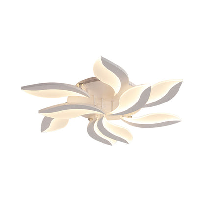 DecorBites™ DecorBites™ Contemporary Acrylic Flower Flush Mount Light: LED Ceiling Lighting Fixture with 3/5/9 Lights in Warm/White/Natural Light