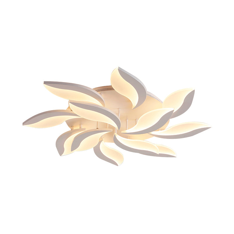 DecorBites™ DecorBites™ Contemporary Acrylic Flower Flush Mount Light: LED Ceiling Lighting Fixture with 3/5/9 Lights in Warm/White/Natural Light