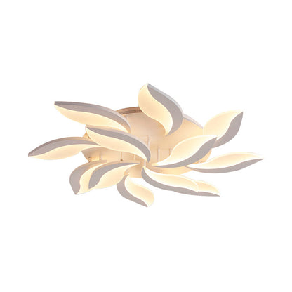 DecorBites™ DecorBites™ Contemporary Acrylic Flower Flush Mount Light: LED Ceiling Lighting Fixture with 3/5/9 Lights in Warm/White/Natural Light