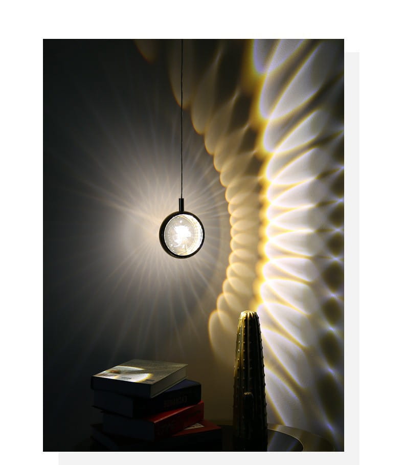 Bedroom Bedside Nordic Interior Carved Earth Bar Jellyfish Crystal Chandelier