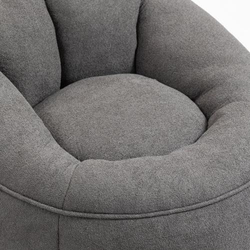 Sofá Silla de Frijol para Dormir Silla de Frijol de Espuma de Alta Presión Material de Silla de Frijol con Relleno de Espuma Acolchada Frijol Comprimido con Reposapiés