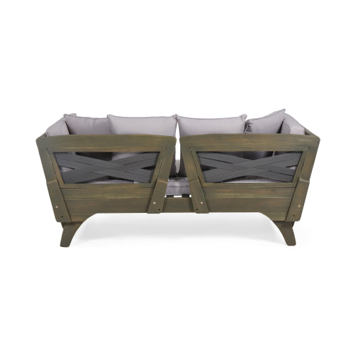 Grey Fabric Sofa Bed