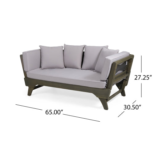 Grey Fabric Sofa Bed