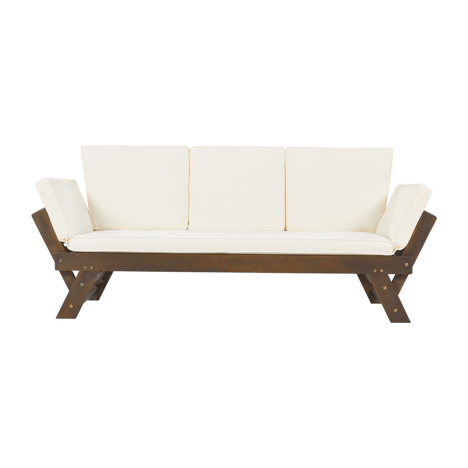 Beige Outdoor Daybed Sofa