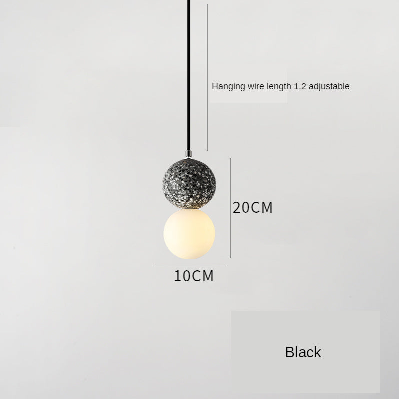 Cement Terrazzo Small Chandelier