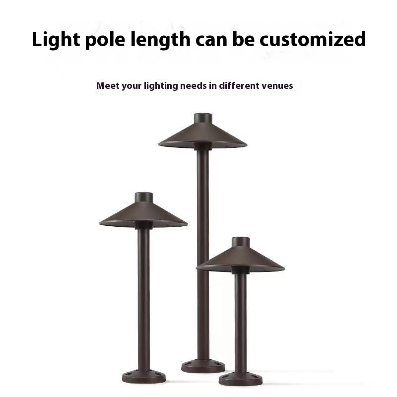 Brown Outdoor Floor Lamp