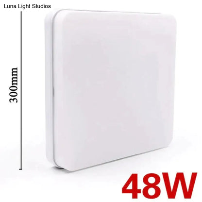 Lámpara LED cuadrada DecorBites™ de 18 W, 24 W, 36 W y 48 W para montaje en superficie.