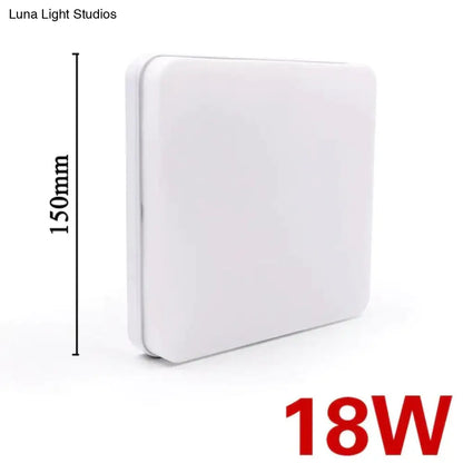 Lámpara LED cuadrada DecorBites™ de 18 W, 24 W, 36 W y 48 W para montaje en superficie.