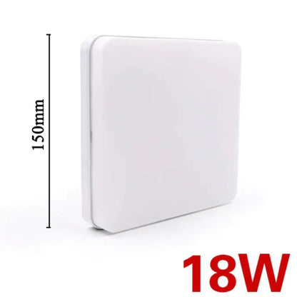 Lámpara LED cuadrada DecorBites™ de 18 W, 24 W, 36 W y 48 W para montaje en superficie.