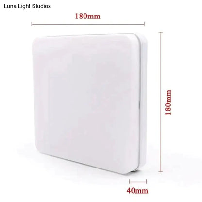 Lámpara LED cuadrada DecorBites™ de 18 W, 24 W, 36 W y 48 W para montaje en superficie.