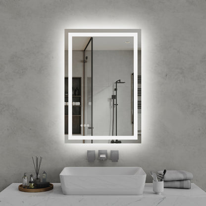 24 Inch X 36 Inch LED Bathroom Mirror