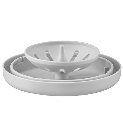 Toilet Brush And Holder Set With PP Handle For Bathroom Deep Cleaning