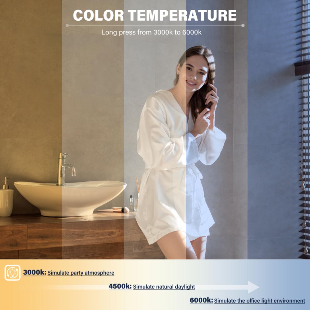 LED Oval Bathroom Mirror