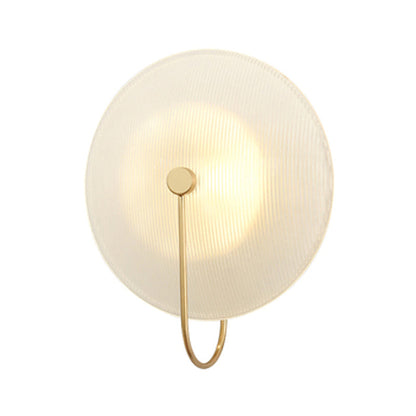 DecorBites™ Gold Metal Wall Lamp with Postmodern Design and 1 Light for Living Rooms