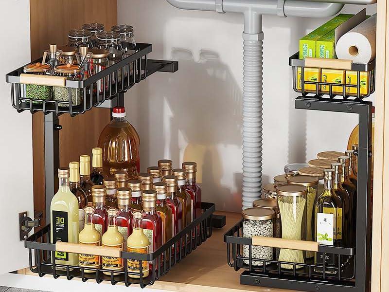 Metal Two-Tier Storage Rack