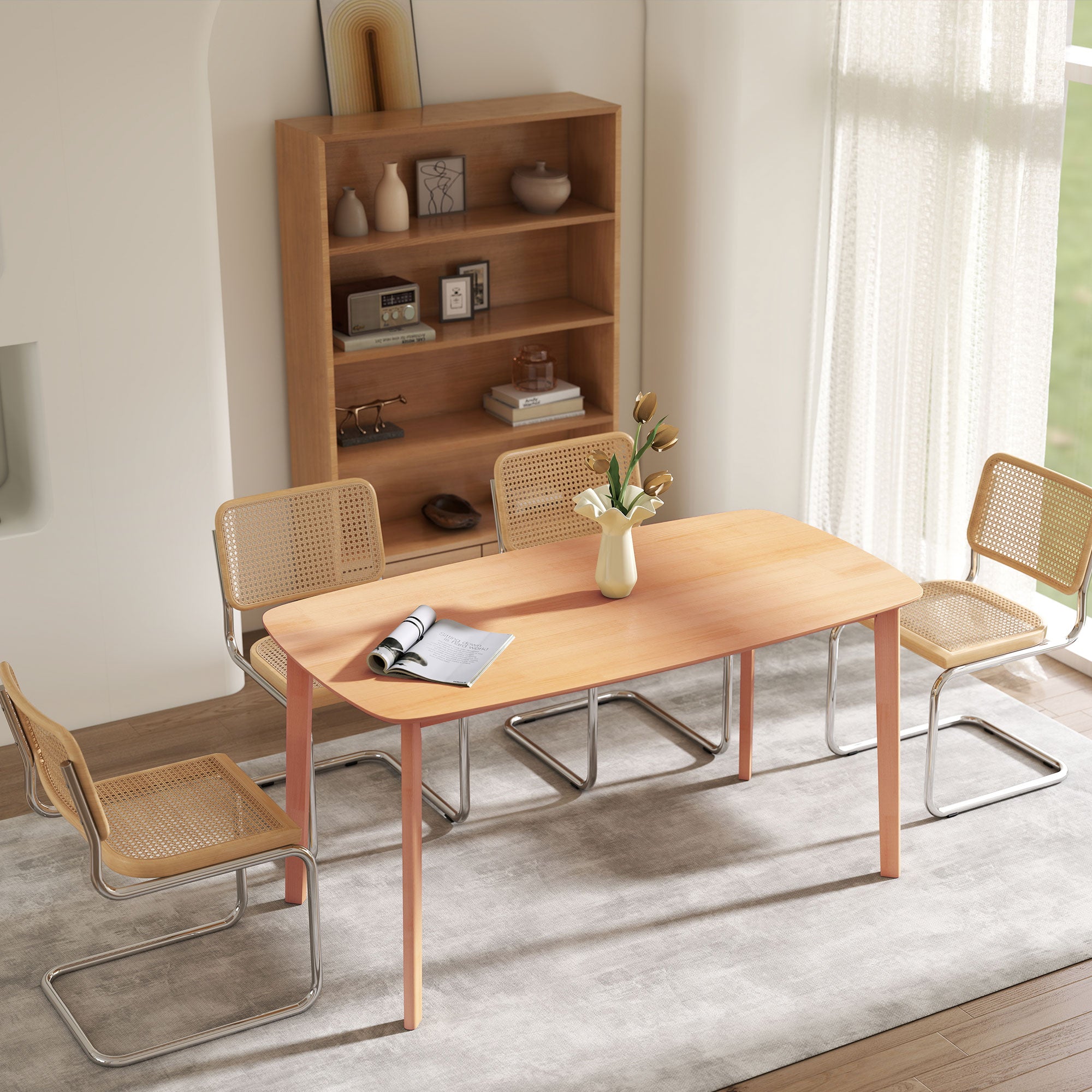 Natural Pine Rectangular Table