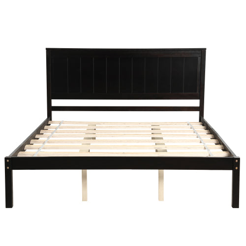 Espresso Queen Platform Bed