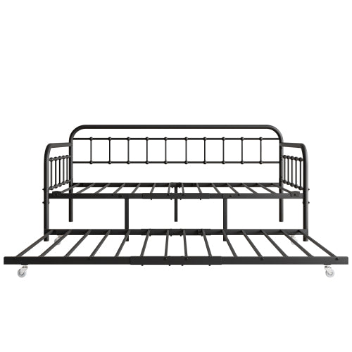 Black Metal Daybed Trundle