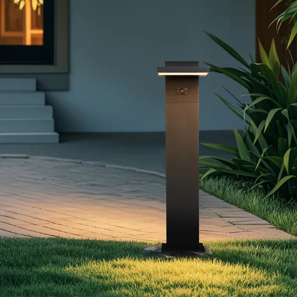 Luces Solares para Senderos Exteriores con Sensor de Movimiento Impermeables IP65 Luces para Senderos de Entrada Cabezal Ajustable 32128
