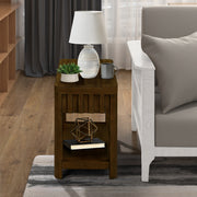 Rustic Wood Storage Table