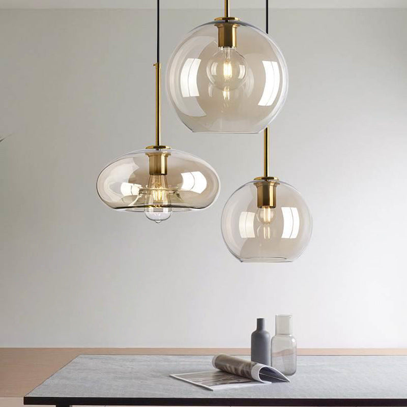 Retro Glass Bedside Lamp