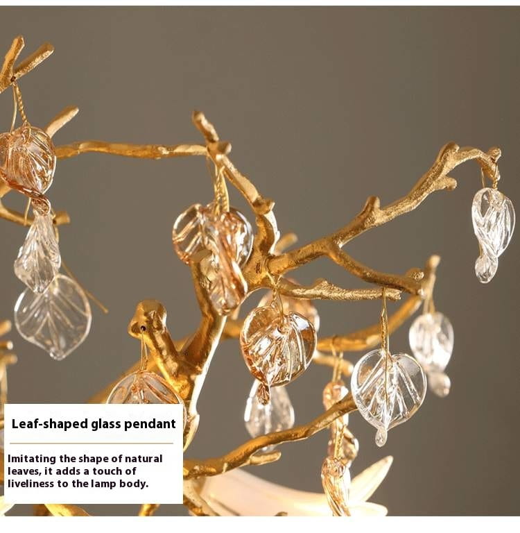 Copper Branch Chandelier Creative Crystal Chandelier