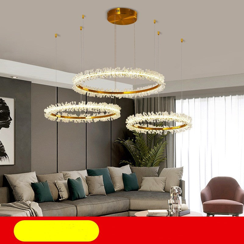 Gold Crystal Chandelier Electroplated 900mm Remote