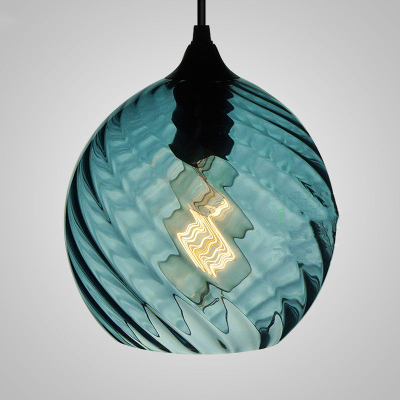 Glass Minimalist Bar Chandelier