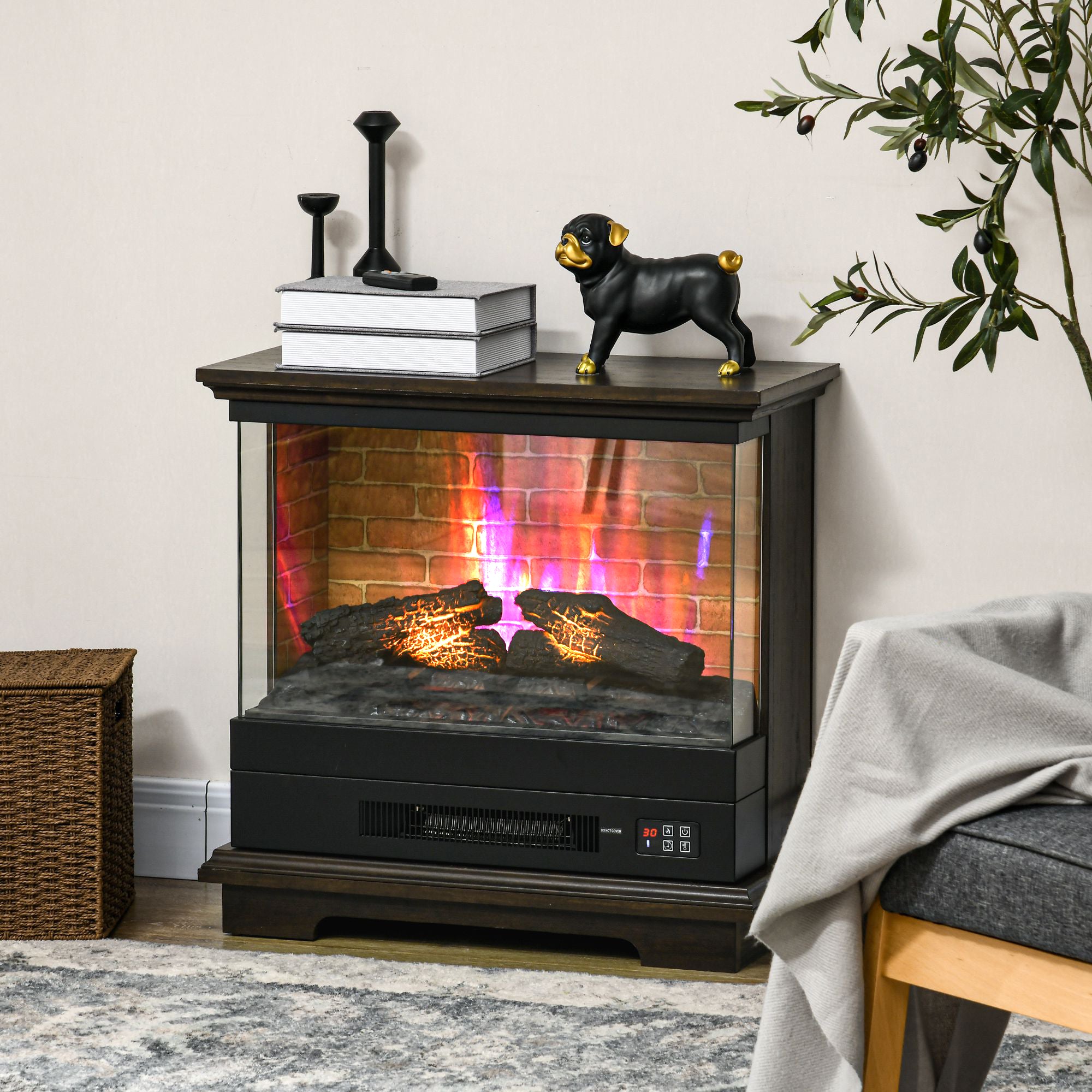 Estufa de Chimenea Eléctrica de 26"