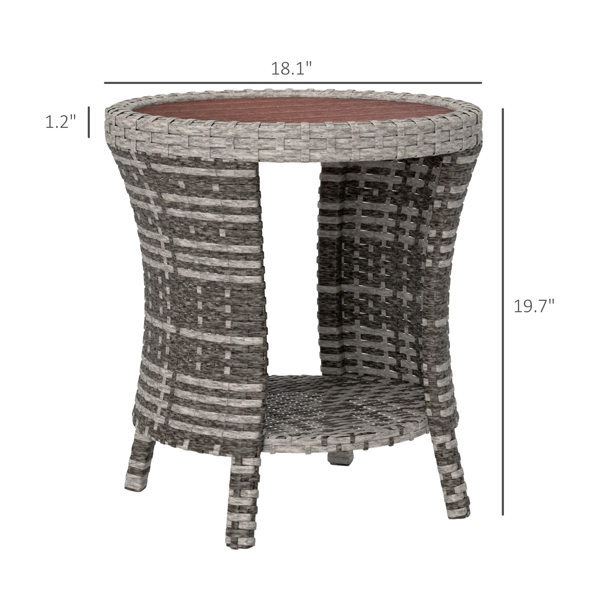 Compact Patio Coffee Table