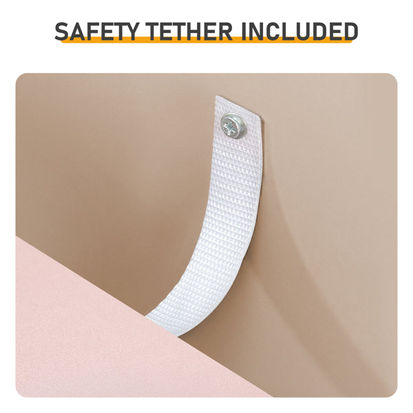 MacaronPink Melamine Board, Drawer Cabinet