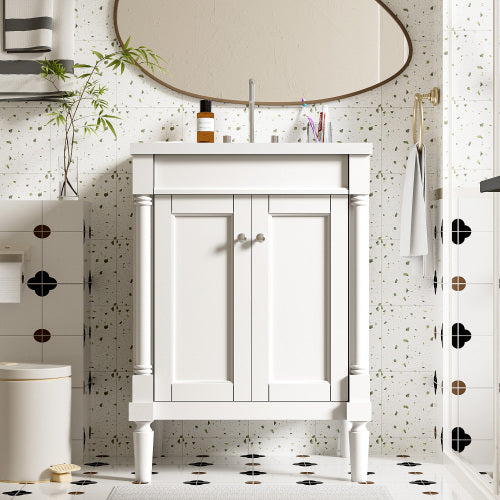 Dual Tier Bathroom Vanity