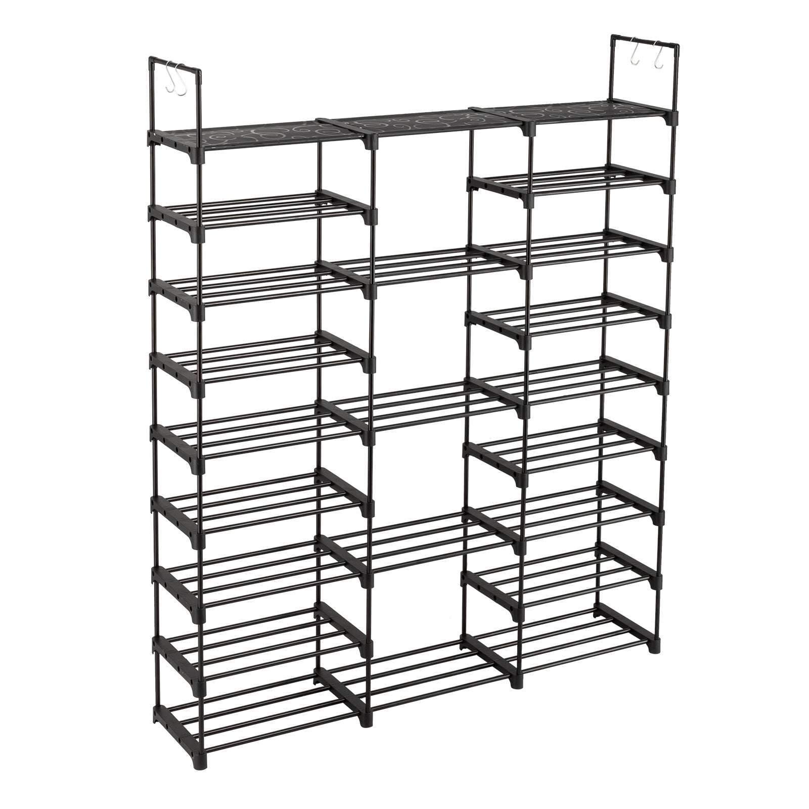 Wooden Entryway Shoe Rack