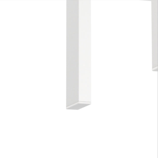 White Glass Square Tables