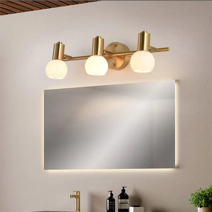 DecorBites™ DecorBites™ 2/3 Bulbs Bubble Shade Wall Sconce Lighting for Modern Bedrooms in Brass