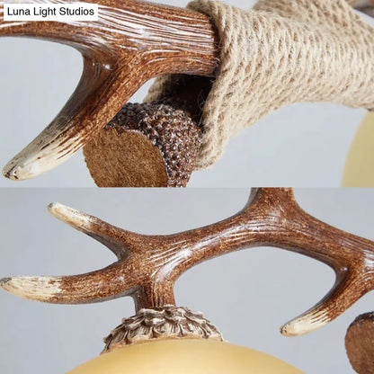 Lámpara colgante de isla DecorBites™ de 2 luces, estilo tradicional, con pantalla de cristal en color marrón: perfecta para dormitorios