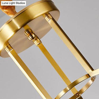 Lámpara de araña colgante de dos niveles con prisma de cristal transparente y diseño moderno dorado - 3/5/8 luces