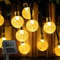 200 LED Solar Crystal Globe Lights