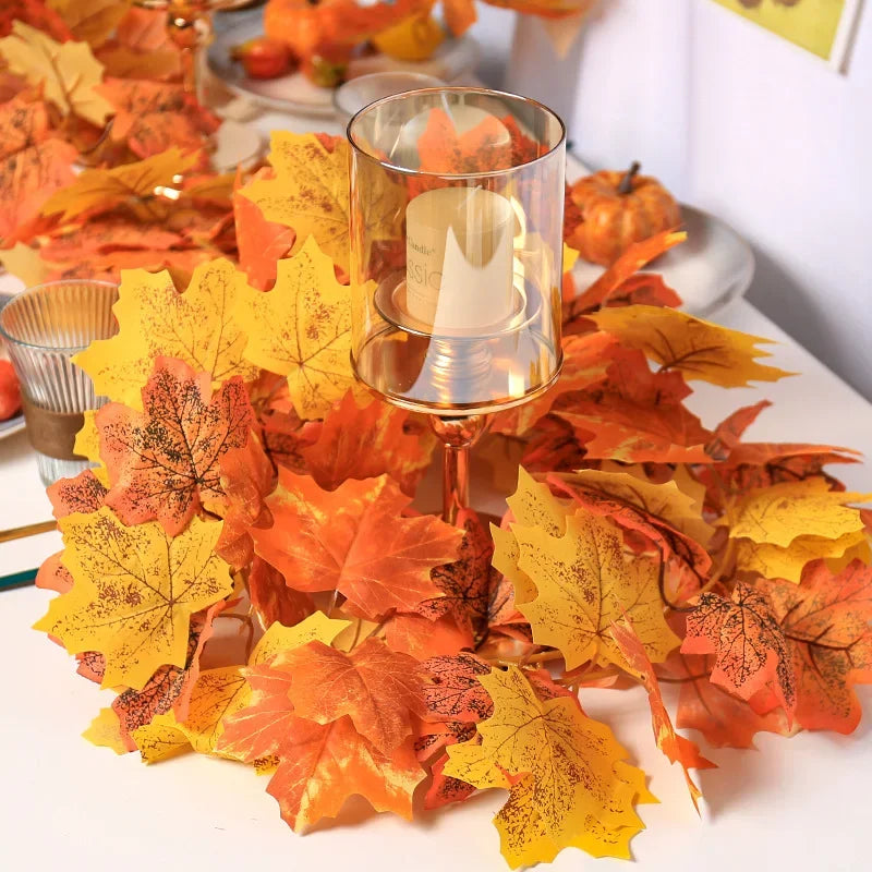 200cm Fall Maple Leaf Garland