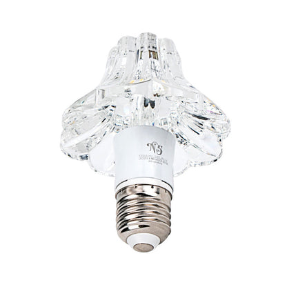 DecorBites™ DecorBites™ Modern LED Flush Mount Ceiling Light for Porch - Morning Glory Clear Crystal Design