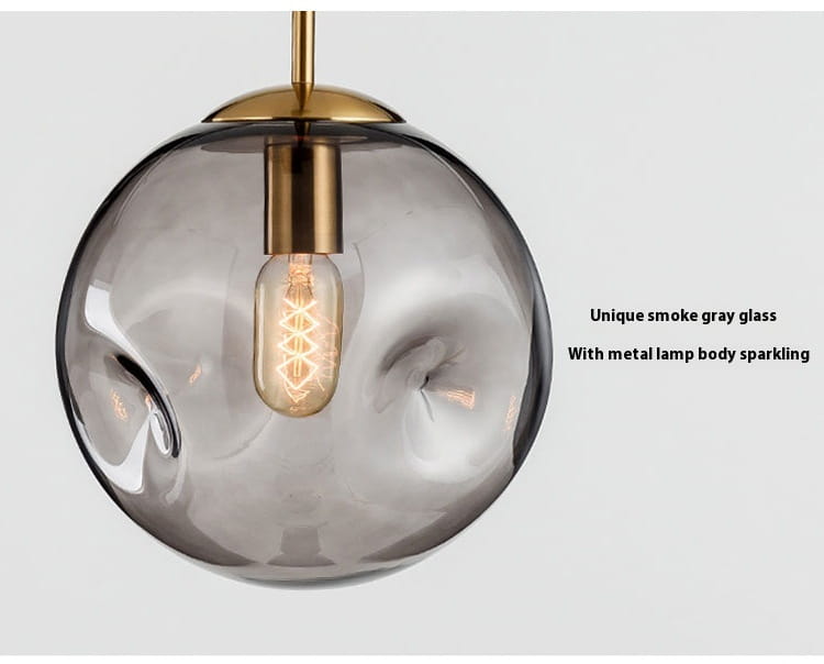 Creative Glass Chandelier Iron Restaurant Window Chandelier