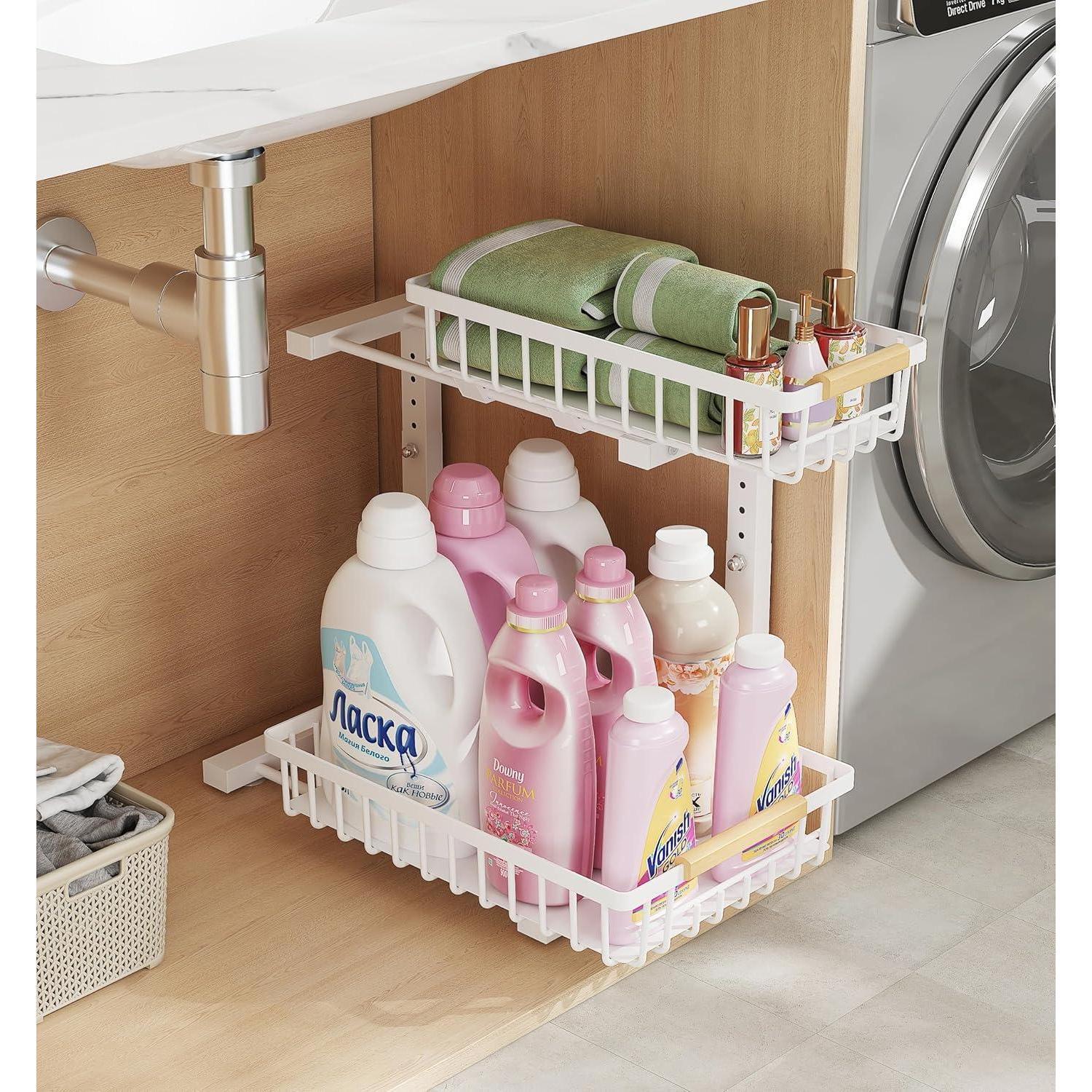 Metal Two-Tier Storage Rack
