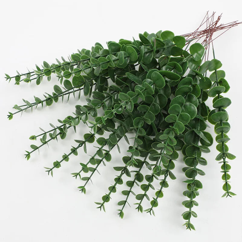 20pcs Green Eucalyptus Stems Decor