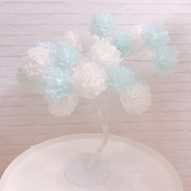 Tree USB Table Lamp: Kid-Friendly Plastic Nightstand LED Light