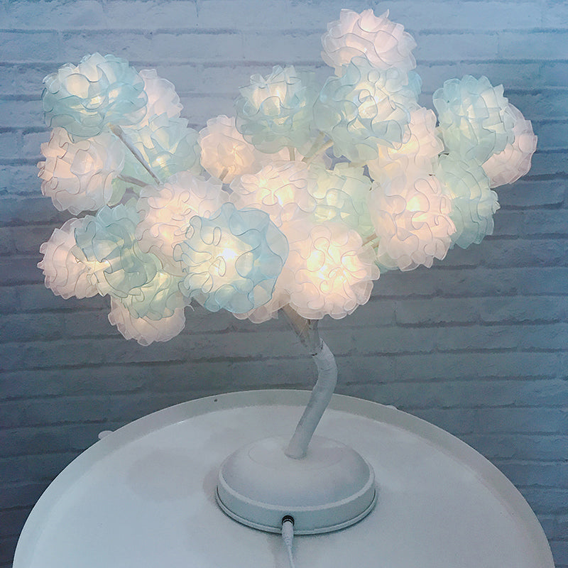 Tree USB Table Lamp: Kid-Friendly Plastic Nightstand LED Light